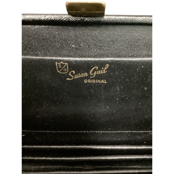 Vintage Susan Gail Purse Women’s One Size Small Textured Leather Bag Two Handles - Picture 6 of 7